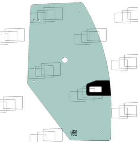 VITRE DROITE COMPATIBLE BOBCAT 7440826 - 268349G