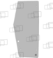 Vitre de porte gauche CASE adaptable 270151G