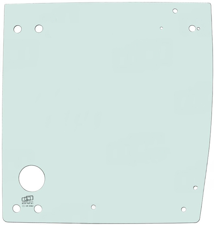 Vitre de porte partie basse AUSA adaptable 276008B