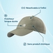 Casquette CP06-KAK rafraîchissantes kaki - G-HEAT - CP06-KAK