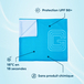Serviette bleue CT01-BLU rafraîchissante - G-HEAT - CT01-BLU