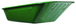 Caisse Haemmerlin Peinte Verte 6 trous 90 L pour Brouettes Aktiv Premium - 309007201