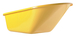 CAISSE HAEMMERLIN SPÉCIALE RÉNOVATION PEINTE JAUNE 110 L POUR BROUETTE BATI PLUS RENO - 309008701
