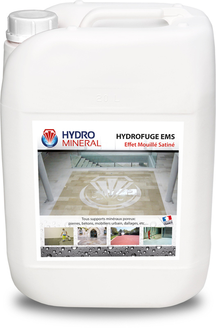 Produit organique Hydrofuge Effet mouillé satiné tous supports 20 L HYDRO MINERAL - HEMS20