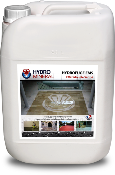 Produit organique Hydrofuge Effet mouillé satiné tous supports 20 L HYDRO MINERAL - HEMS20