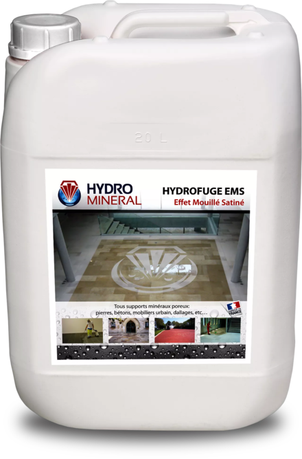 Produit organique Hydrofuge Effet mouillé satiné tous supports 20 L HYDRO MINERAL - HEMS20
