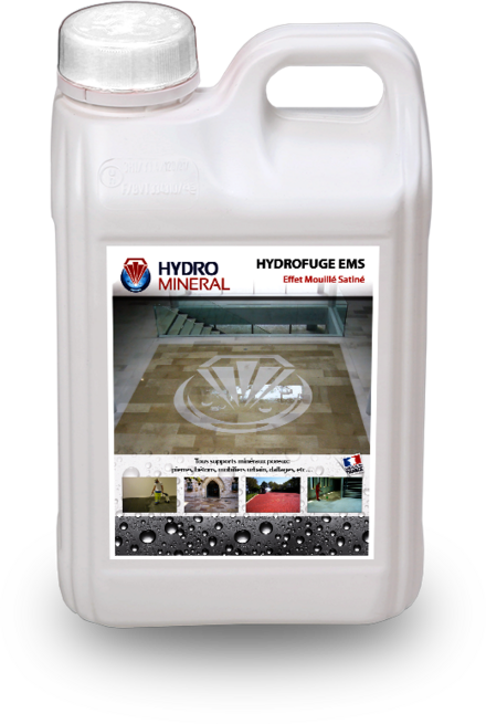 Produit organique Hydrofuge Effet mouillé satiné tous supports 2 L HYDRO MINERAL - HEMS2