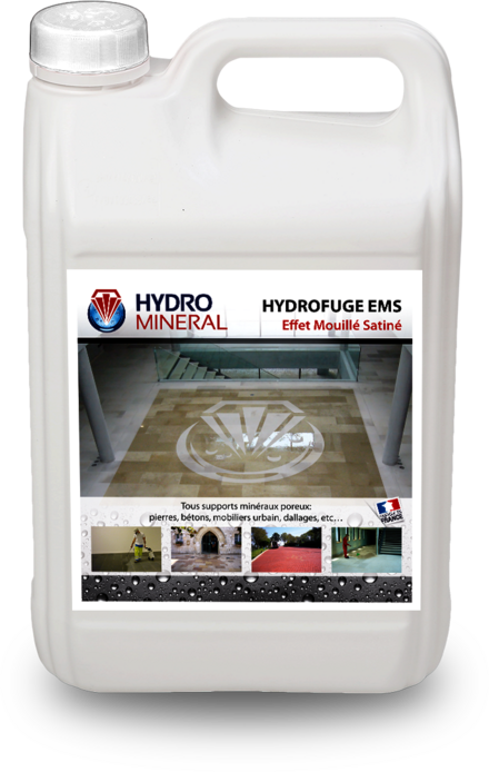 Produit organique Hydrofuge Effet mouillé satiné tous supports 5 L HYDRO MINERAL - HEMS5