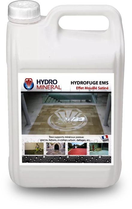 Produit organique Hydrofuge Effet mouillé satiné tous supports 5 L HYDRO MINERAL - HEMS5