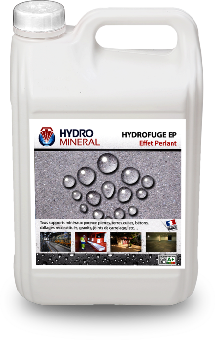 Produit organique Hydrofuge Effet perlant tous supports 5 L HYDRO MINERAL - HEP5