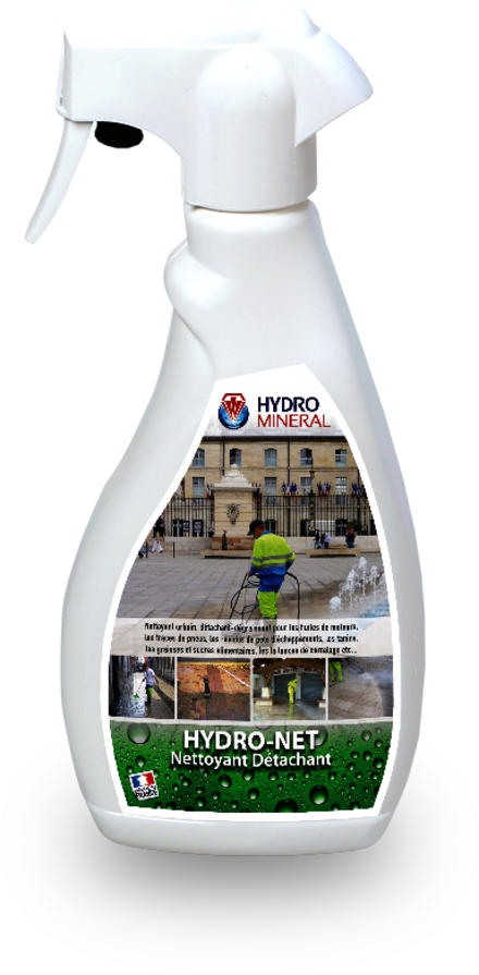 Spray nettoyant puissant décapant,détachant et dégraissant sols poreux urbains 500 ml HYDRO MINERAL - HN05