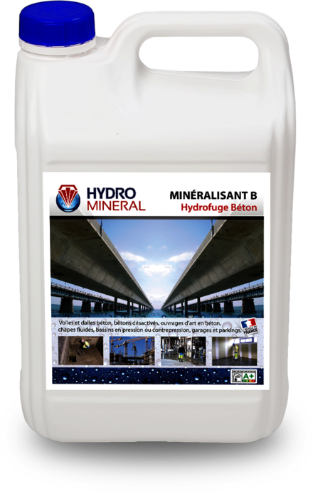 Bidon Minéralisant Béton Hydrofuge 5 L HYDRO MINERAL - MB5