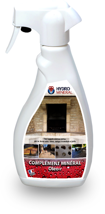 Spray Complément minéral OLEOPLUS Hydrofuge Tous Supports 500 ml HYDRO MINERAL - MOEN05