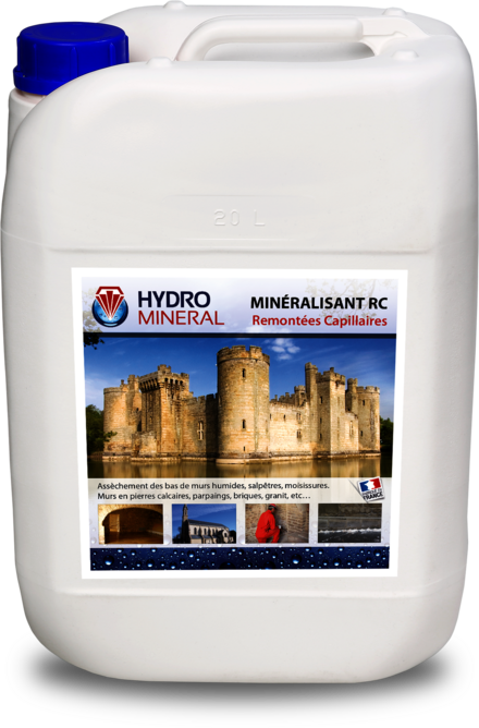 Bidon Minéralisant RC Remontée capillaires Hydrofuge 20 L HYDRO MINERAL - MRC20