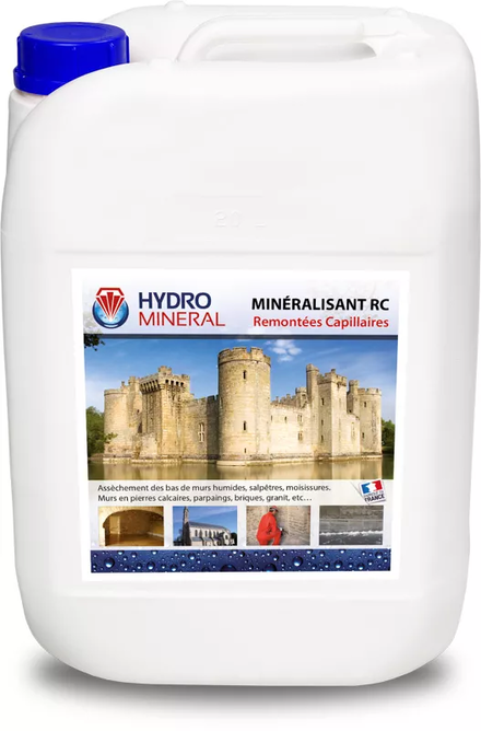 Bidon Minéralisant RC Remontée capillaires Hydrofuge 20 L HYDRO MINERAL - MRC20