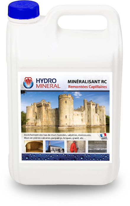 Bidon Minéralisant RC Remontée capillaires Hydrofuge 5 L HYDRO MINERAL - MRC5