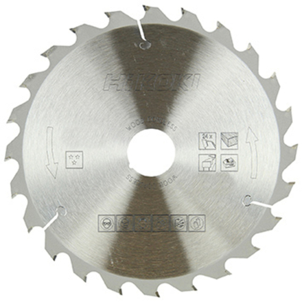 Lame de scie TCT 125x20 Z18 (1mm) pour bois - HIKOKI - 4100031
