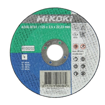 Disque de coupe pour métal 230x3,0 plat - HIKOKI - 4100205