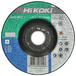 Disque de meulage pour métal 125 x 6 mm concave - HIKOKI - 4100232