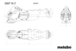 Scie sabre 18 V SSEP 18 LT - METABO - 601616840