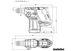 Marteau perforateur burineur 18 V KH 18 LTX 24 BL - METABO - 601713840