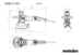 Affleureuse métal KFMV 17-15 F avec Metabox 185XL - METABO - 601770500