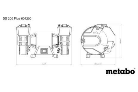 Touret à meuler DS 200 Plus - METABO - 604200000