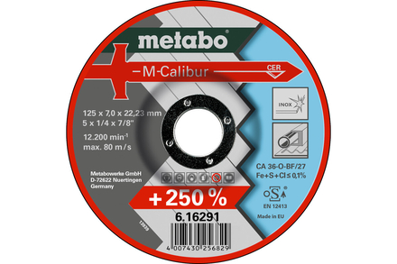 M-Calibur 125 x 7,0 x 22,23 Inox, SF 27 - METABO - 616291000