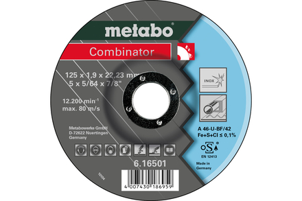 Combinator 115x1,9x22,23 Inox, TF 42 - METABO - 616500000