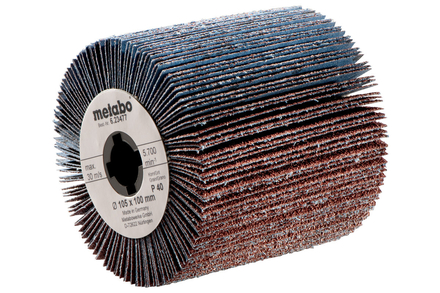 Roue abrasive à lamelles 105x100 mm, P 60 - METABO - 623513000