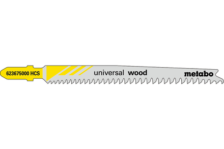 25 lames de scie sauteuse « universal wood » 91 mm/progr. - METABO - 623617000