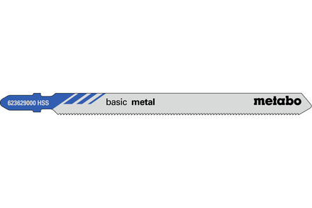 25 lames de scie sauteuse « basic metal » 106/1,2mm - METABO - 623623000