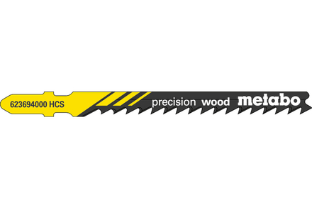 5 lames de scie sauteuse « precision wood » 74 4,0 mm - METABO - 623694000