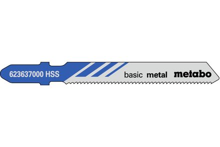3 lames de scie sauteuse « basic metal » 51/ 1,2 mm - METABO - 623965000