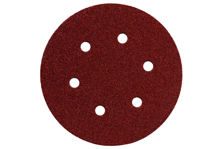 5 feuilles abrasives auto-agrippantes 150 mm, P 120, B+M, SXE - METABO - 624005000