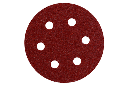 10 feuilles abrasives auto-agrippantes 80 mm, P 120, B+M, SXE - METABO - 624045000