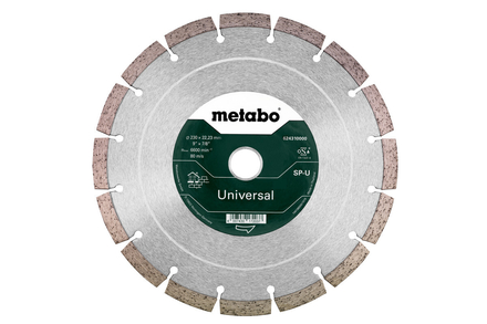 Meule de tronçonnage diamantée - SP - U, 230x22,23 mm - METABO - 624310000