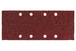 10 feuilles abrasives auto-agrippantes 93 x 230 mm, P 80, B+M, pour ponceuse vibrante - METABO - 624482000