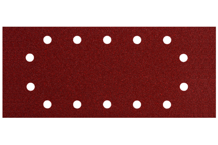 10 feuilles abrasives auto-agrippantes 115 x 280 mm, P 240, B+M, pour ponceuse vibrante - METABO - 624497000