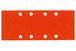 10 feuilles abrasives auto-agrippantes 93 x 230 mm, P 240, bois, pour ponceuse vibrante - METABO - 624832000
