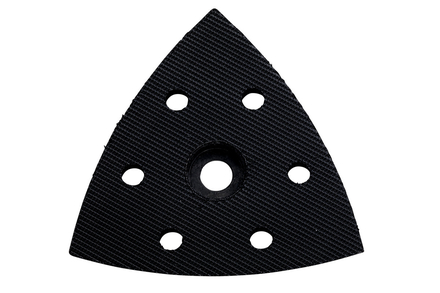 Patin perforé pour ponceuse à patin triangulaire, à bande auto-agrippante - METABO - 624970000