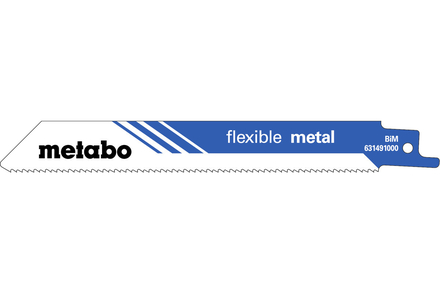 100 lames de scie sabre « flexible metal » 150 x 0,9 mm - METABO - 625491000