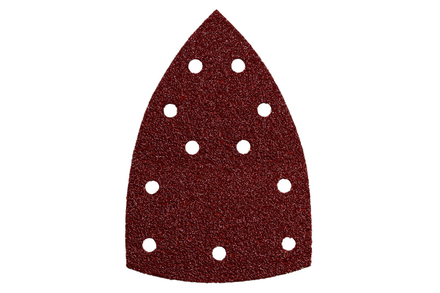 10 feuilles abrasives auto-agrippantes 100 x 150 mm, P 80, bois, FMS - METABO - 625605000