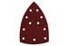 10 feuilles abrasives auto-agrippantes 100 x 150 mm, P 80, bois, FMS - METABO - 625605000