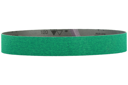 10 bandes abrasives 40 x 760 mm, P120, grain céramique, meuleuse de tubes - METABO - 626310000