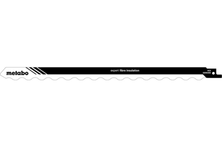2 lames de scie sabre « expert fibre insulation » 300 x 1,27 mm - METABO - 626563000