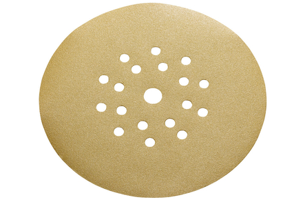 25 feuilles abrasives auto-agrippantes 225 mm, P 40, enduits, pour ponceuse à bras - METABO - 626641000