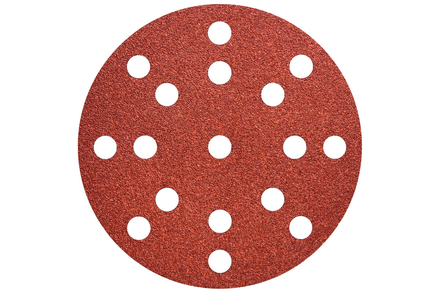 50 feuilles abrasives auto-agrippantes 125 mm, P40, bois + métal, « Multihole » - METABO - 626848000