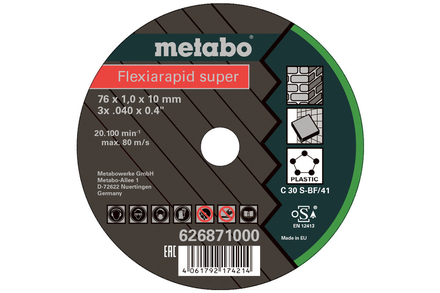 5 Flexiarapid Super 76x1,0x10,0 mm Universal - METABO - 626871000