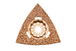 Patin triangulaire, joints/enduits, carbure, 80 mm - METABO - 626963000